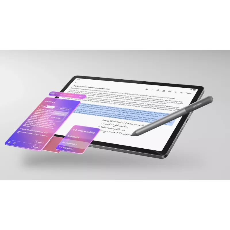 Lenovo Idea Tab planšetinis kompiuteris 11 colių 2560x1600 MediaTek 8 GB 128 GB Android 15 Pilka