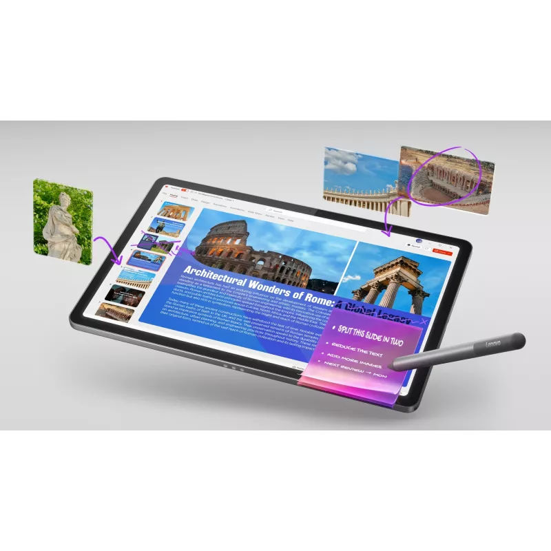 Lenovo Idea Tab planšetinis kompiuteris 11 colių 2560x1600 MediaTek 8 GB 128 GB Android 15 Pilka