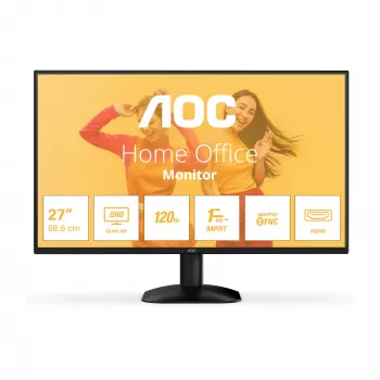 Monitorius AOC B3 Q27B35S3 68.6 cm (27 colių) 2560 x 1440 pikseliai Quad HD LED juodas