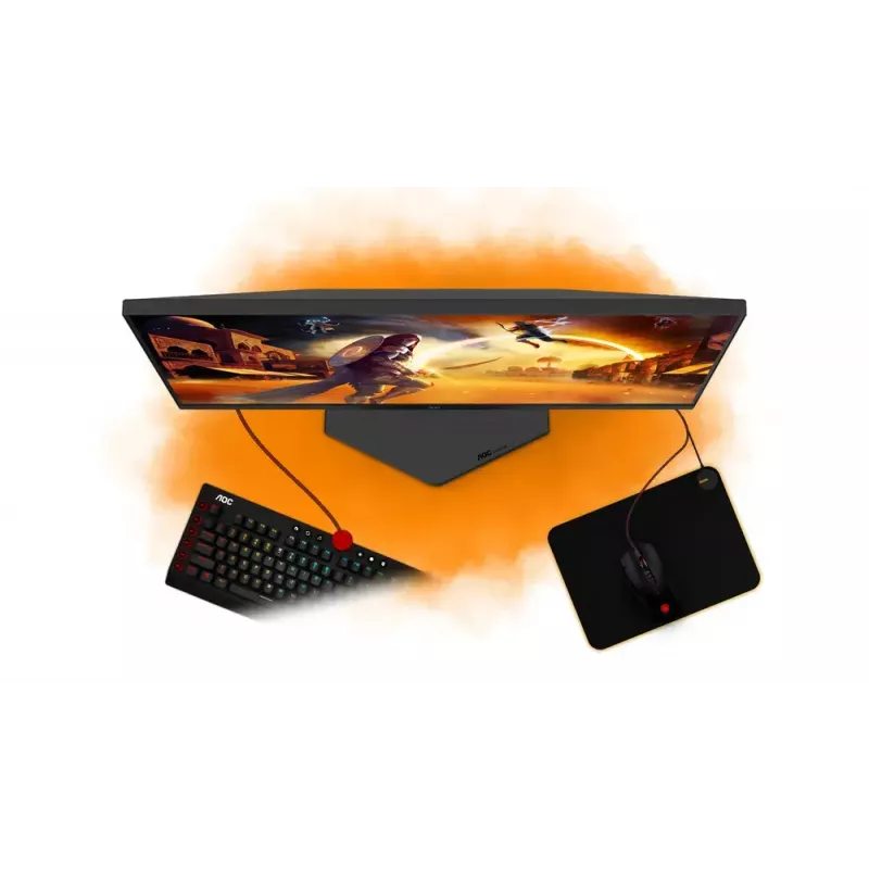 AOC G4 25G4SRE žaidimų monitorius 62,2 cm (24,5 colio) 1920 x 1080 pikselių Full HD LED juodas, raudonas