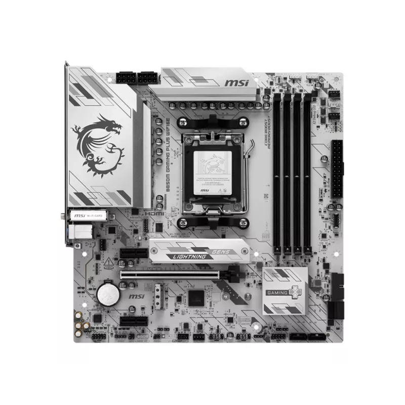 MSI B850M GAMING PLUS WIFI6E pagrindinė plokštė AMD B850 lizdas AM5 micro ATX