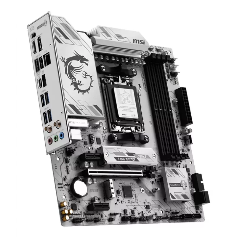 MSI B850M GAMING PLUS WIFI6E pagrindinė plokštė AMD B850 lizdas AM5 micro ATX