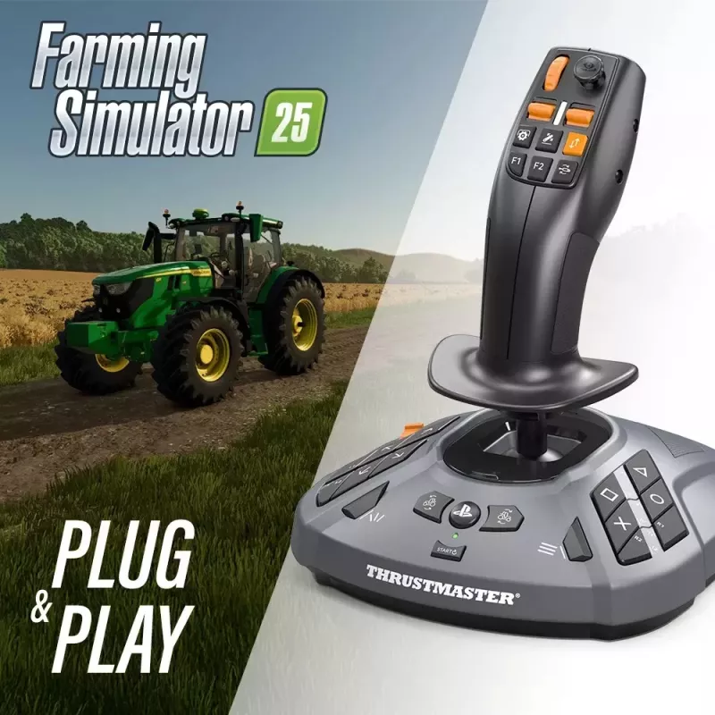 Thrustmaster SimTask FarmStick Black valdymo svirtis analoginė / skaitmeninė PC, PlayStation 5