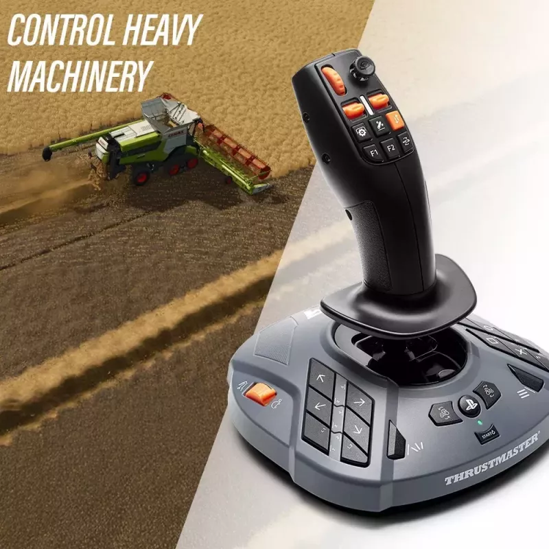 Thrustmaster SimTask FarmStick Black valdymo svirtis analoginė / skaitmeninė PC, PlayStation 5