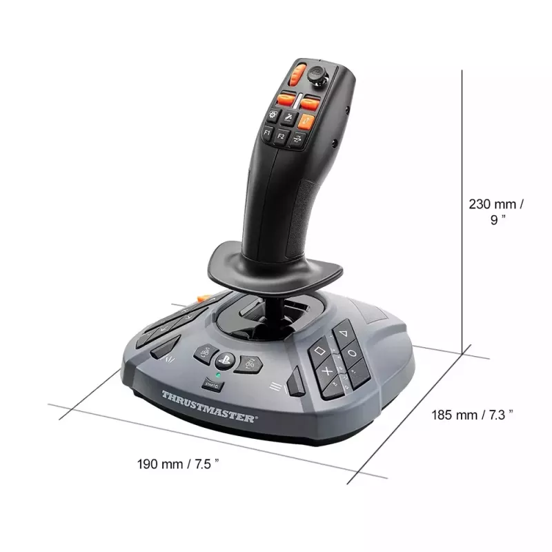 Thrustmaster SimTask FarmStick Black valdymo svirtis analoginė / skaitmeninė PC, PlayStation 5