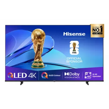 Hisense 43E7Q 109,2 cm (43 col.) 4K Ultra HD Smart TV QLED Wi-Fi Juodas