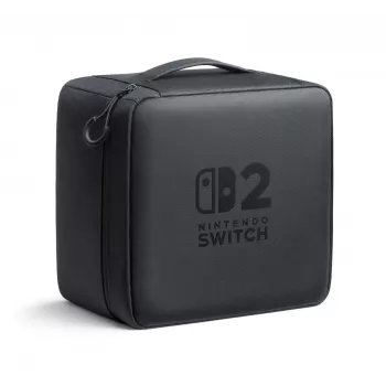 Nintendo Switch 2 All-In-One nešiojimo dėklas, kelioninis dėklas, Nintendo, juoda, Nintendo Switch 2, užtrauktukas