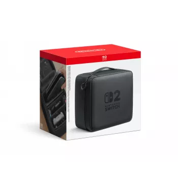 Nintendo Switch 2 All-In-One nešiojimo dėklas, kelioninis dėklas, Nintendo, juoda, Nintendo Switch 2, užtrauktukas