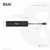 CLUB3D CSV-2553 7-in-1 USB-C centrinė stotelė, 5000 Mbit/s, juoda