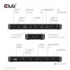 Dokavimo stotelė CLUB 3D 14-1 USB-C Quad Display USB4 su 2× USB 2.0 prievadais