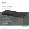 Dokavimo stotelė CLUB 3D 14-1 USB-C Quad Display USB4 su 2× USB 2.0 prievadais