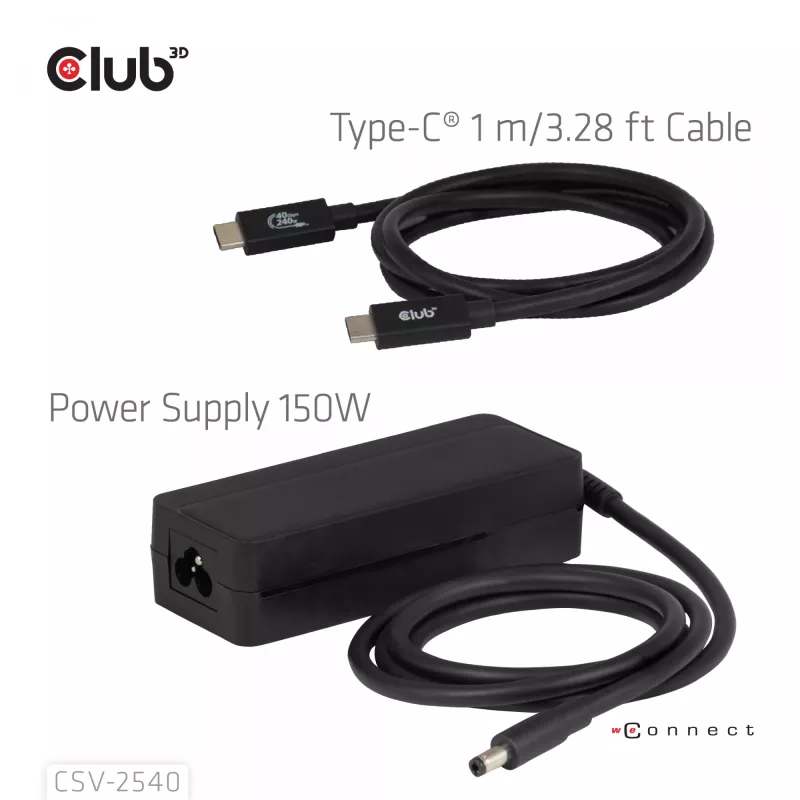 Dokavimo stotelė CLUB 3D 14-1 USB-C Quad Display USB4 su 2× USB 2.0 prievadais