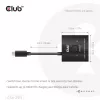CLUB3D USB-C® dvikryptis vaizdo + duomenų + PD jungiklis, USB Type-C, 2x DisplayPort, 7680 x 4320 pikseliai, juodas, 8K Ultra HD, 120 Hz