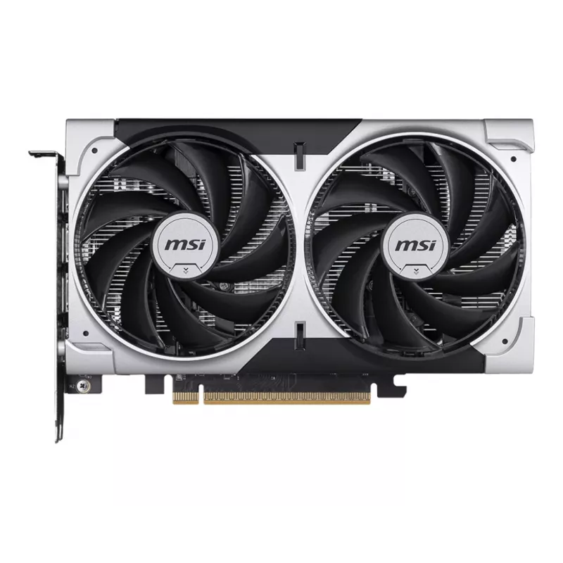 Vaizdo plokštė MSI GeForce RTX 5050 8 GB GDDR6, PCIe 5.0, 2560 CUDA, 2602 MHz boost, 128 bitų, 3x DP 2.1b + 1x HDMI 2.1b, 130 W, 2 ventiliatoriai