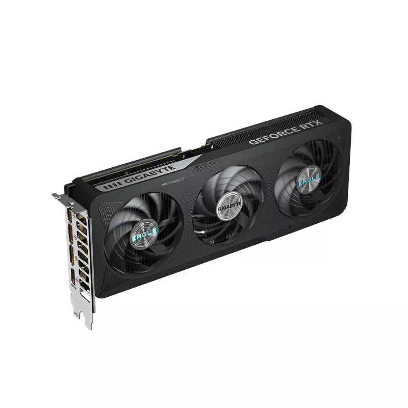 GIGABYTE GeForce RTX 5060 Ti EAGLE MAX OC 16G vaizdo plokštė - 16 GB GDDR7, 128 bit, PCI-E 5.0, 2617 MHz branduolio dažnis, 3x DP, 1x HDMI, NVIDIA DLSS 4, GV-N506TEAGLEMAX OC-16GD