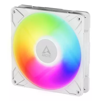ARCTIC P14 Pro A-RGB (Balta) 140 mm A-RGB PWM ventiliatorius su kabelio skirstytuvu