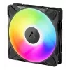 ARCTIC P14 Pro A-RGB 140 mm korpuso aušintuvas, 3 vnt. rinkinys, juodas