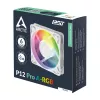 ARCTIC Freezer P12 Pro A-RGB (Baltas) - 120 mm A-RGB PWM ventiliatorius su kabelio skirstytuvu