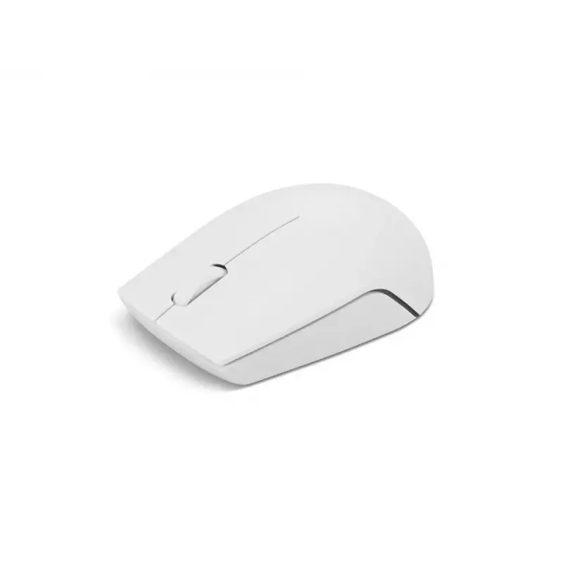 Belaidė kompaktinė pelė Lenovo Compact Mouse su baterija – ambidekstrinė, 1000 DPI, RF belaidė, 3 mygtukai, pilka