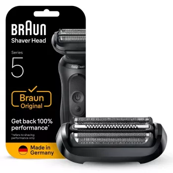 BRAUN Series 5 54 B skutimosi galvutė – 1 vnt., juodas nerūdijantis plienas