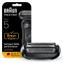 BRAUN Series 5 54 B skutimosi galvutė – 1 vnt., juodas nerūdijantis plienas