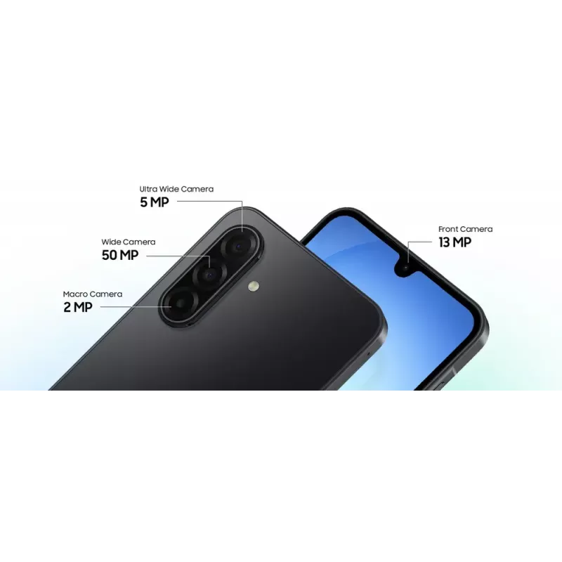Išmanusis telefonas Samsung Galaxy A17 5G 6,7 col. Super AMOLED 90 Hz 128 GB pilkas, 4 GB RAM, 5000 mAh, Hybrid Dual SIM, IP54