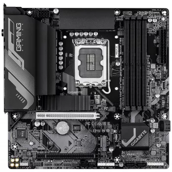 GIGABYTE B760M GAMING X WIFI6E GEN5 Micro ATX pagrindinė plokštė, LGA1700, B760, DDR5 iki 5600MHz, 4 DIMM, 2x PCIe 4.0 M.2, Wi‑Fi 6E, 2.5GbE