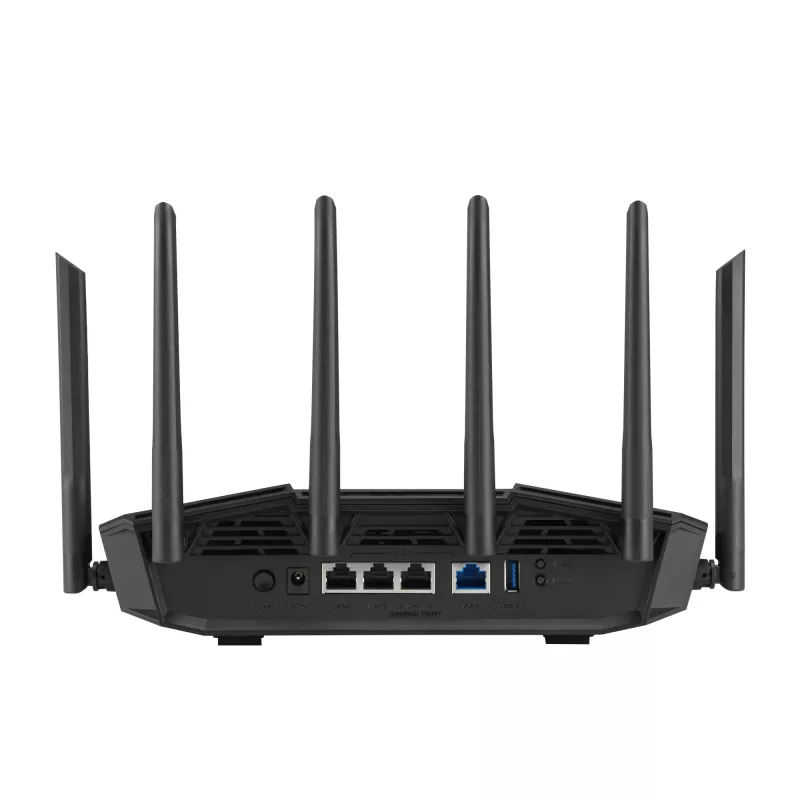 ASUS 90IG0A30-MO9C00 belaidis maršrutizatorius 2.5 Gigabit Ethernet Tri-band (2.4 GHz / 5 GHz / 6 GHz) Juoda