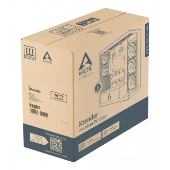 ARCTIC Xtender (White) Premium E-ATX PC korpusas