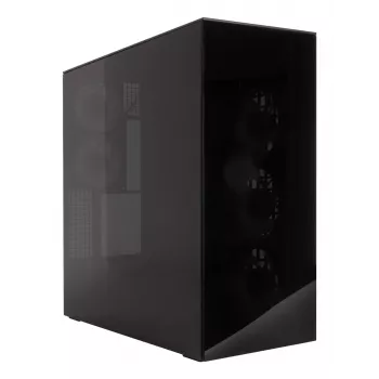 ARCTIC Xtender (Juoda) Premium E-ATX PC korpusas, Midi bokštas, Juoda, EATX, Metalinis, Grūdintas stiklas, Žaidimams