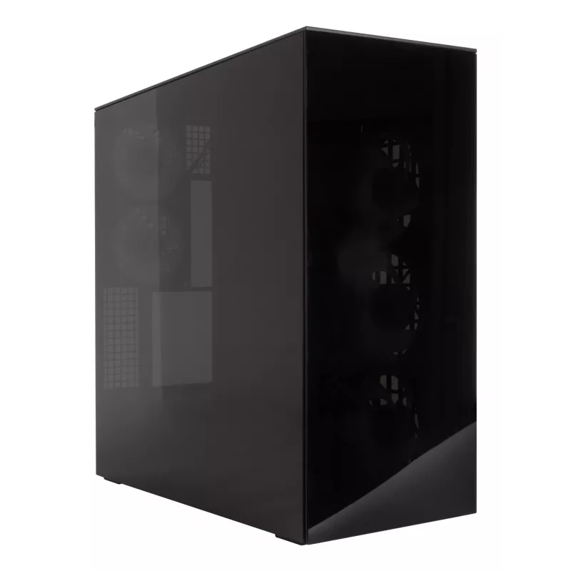 ARCTIC Xtender (Juoda) Premium E-ATX PC korpusas, Midi bokštas, Juoda, EATX, Metalinis, Grūdintas stiklas, Žaidimams