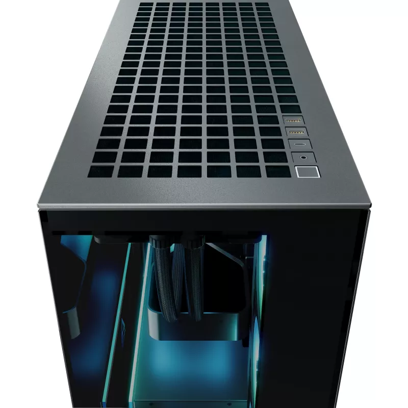 ARCTIC Xtender (Juoda) Premium E-ATX PC korpusas, Midi bokštas, Juoda, EATX, Metalinis, Grūdintas stiklas, Žaidimams