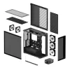 ARCTIC Xtender (Juoda) Premium E-ATX PC korpusas, Midi bokštas, Juoda, EATX, Metalinis, Grūdintas stiklas, Žaidimams