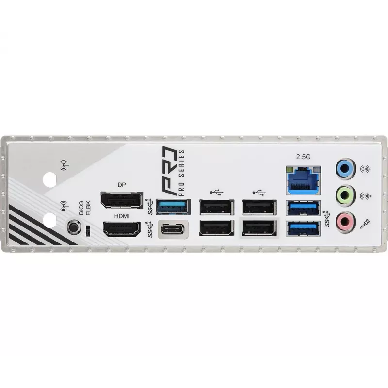 ASRock Motininė plokštė A620AM Pro Rs AM5 AMD A620A 4x DDR5 1x HDMI 2.1 TMDS/FRL 8G suderinama 1x DisplayPort 1.4 su DSC mATX