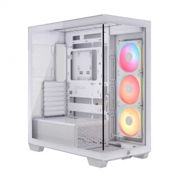 CORSAIR Midi Tower 3500X LX-R iCUE LINK Balta