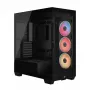 CORSAIR Midi Tower 3500X LX-R RGB iCUE LINK Juoda
