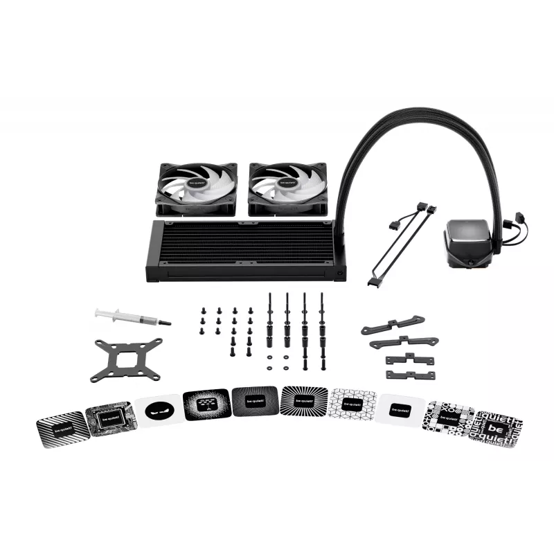 be quiet! PURE LOOP 3 LX Processor All-in-one skysčio aušintuvas 12 cm Juoda 1 vnt.