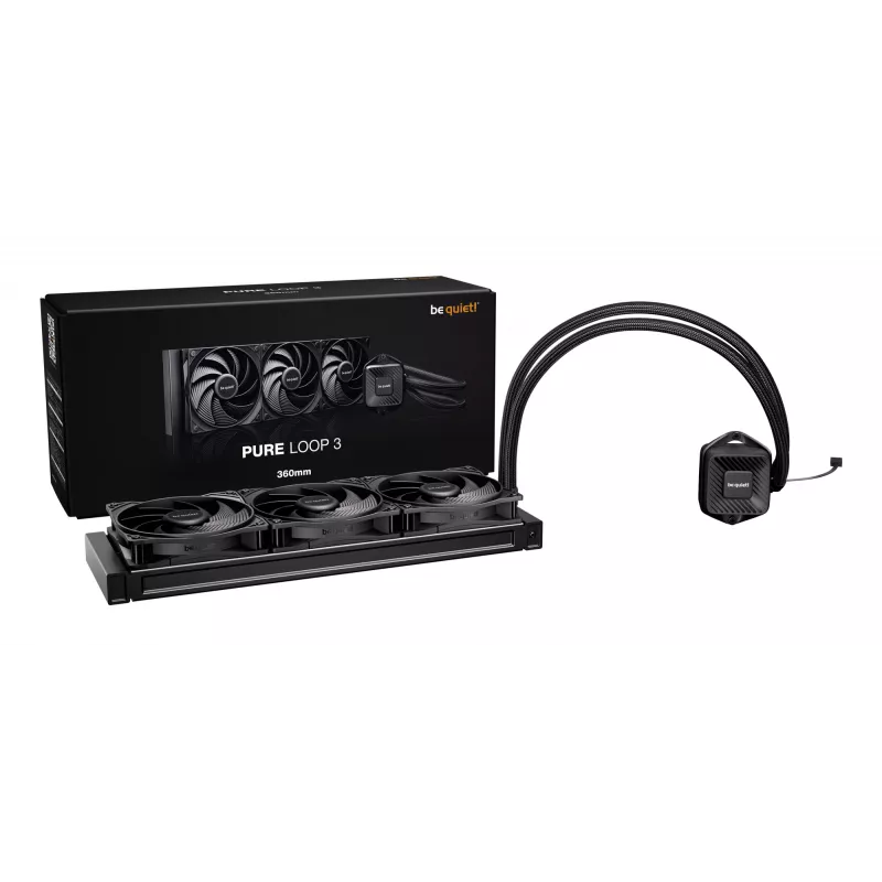 be quiet PURE LOOP 3 procesoriaus viskas viename skysto aušinimo sistema 12 cm juoda 1 vnt.