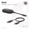 CLUB3D Wireless USB-C į HDMI AV siųstuvas-imtuvas, 1920 x 1080 pikseliai, juodas