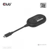 CLUB3D Wireless USB-C į HDMI AV siųstuvas-imtuvas, 1920 x 1080 pikseliai, juodas