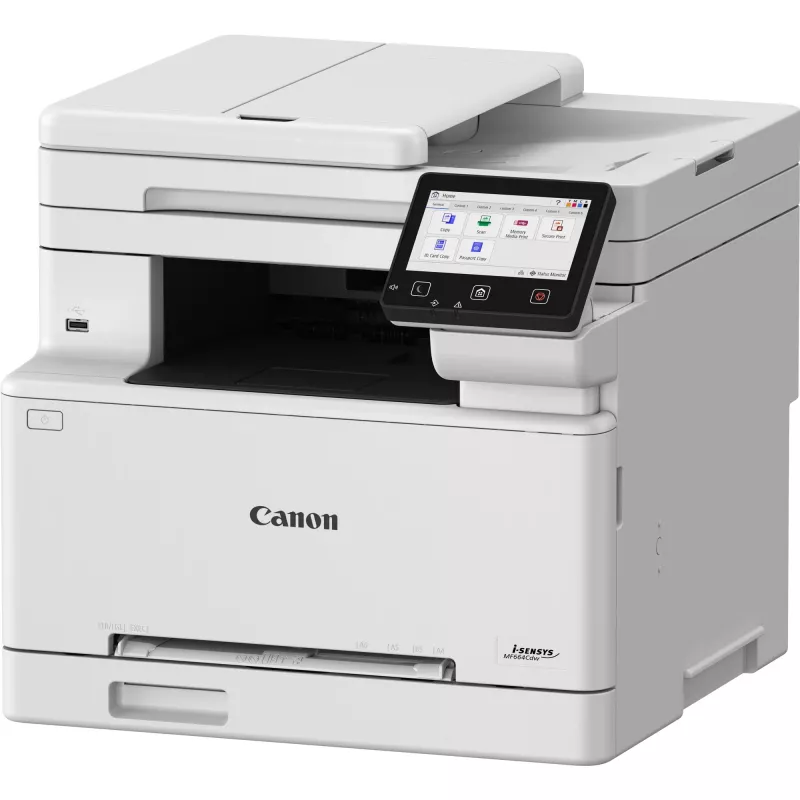 Daugiafunkcinis spalvotas lazerinis spausdintuvas Canon i-SENSYS MF664Cdw — 1200x1200 DPI, 25 ppm, A4, Wi‑Fi, dupleksas