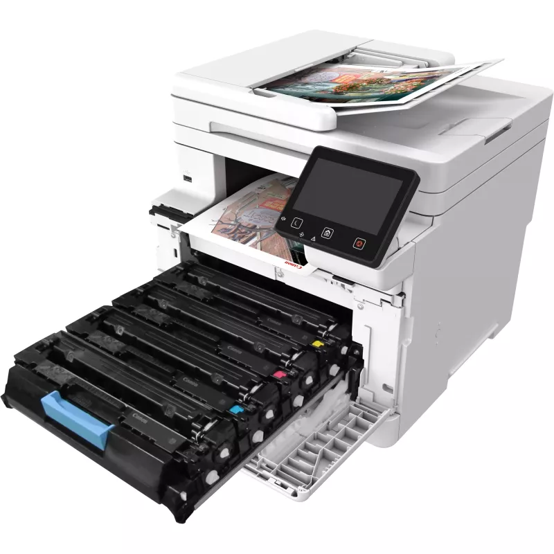 Daugiafunkcinis spalvotas lazerinis spausdintuvas Canon i-SENSYS MF664Cdw — 1200x1200 DPI, 25 ppm, A4, Wi‑Fi, dupleksas
