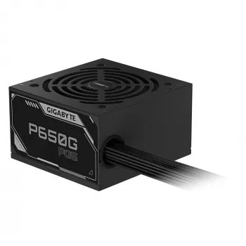 GIGABYTE P650G PCIE 5.1 maitinimo blokas - PCIe 5.1, 80 PLUS Silver, 120 mm ventiliatorius, ATX 3.1 suderinamas, EU kištukas