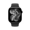 APPLE Watch Series 11 GPS 46 mm Jet Black Aliumininis Korpusas su Juoda Sportine Juosta M/L