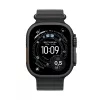 Išmanusis laikrodis Apple Watch Ultra 3 GPS + Cellular 49mm Titaninis korpusas juodas su juodu vandenyno dirželiu