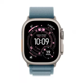 APPLE Watch Ultra 3 (2025) LTE 49mm Titano korpusas su Alpine Loop dirželiu (M) – Mėlyna