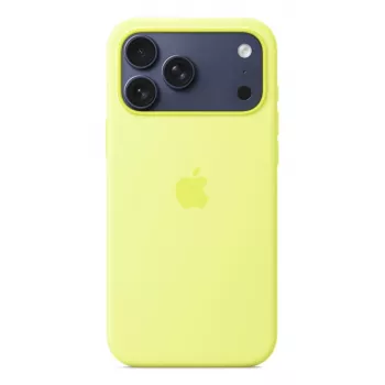 APPLE iPhone 17 Pro Max - Silikoninis Dėklas Su MagSafe - Neon Geltona