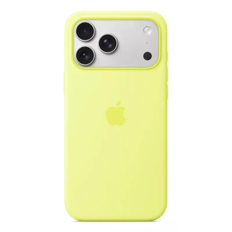 APPLE iPhone 17 Pro Max - Silikoninis Dėklas Su MagSafe - Neon Geltona