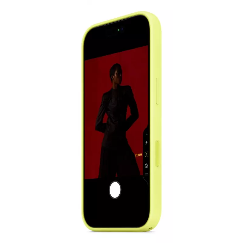 APPLE iPhone 17 Pro - Silikoninis Dėklas Su MagSafe - Neon Geltona