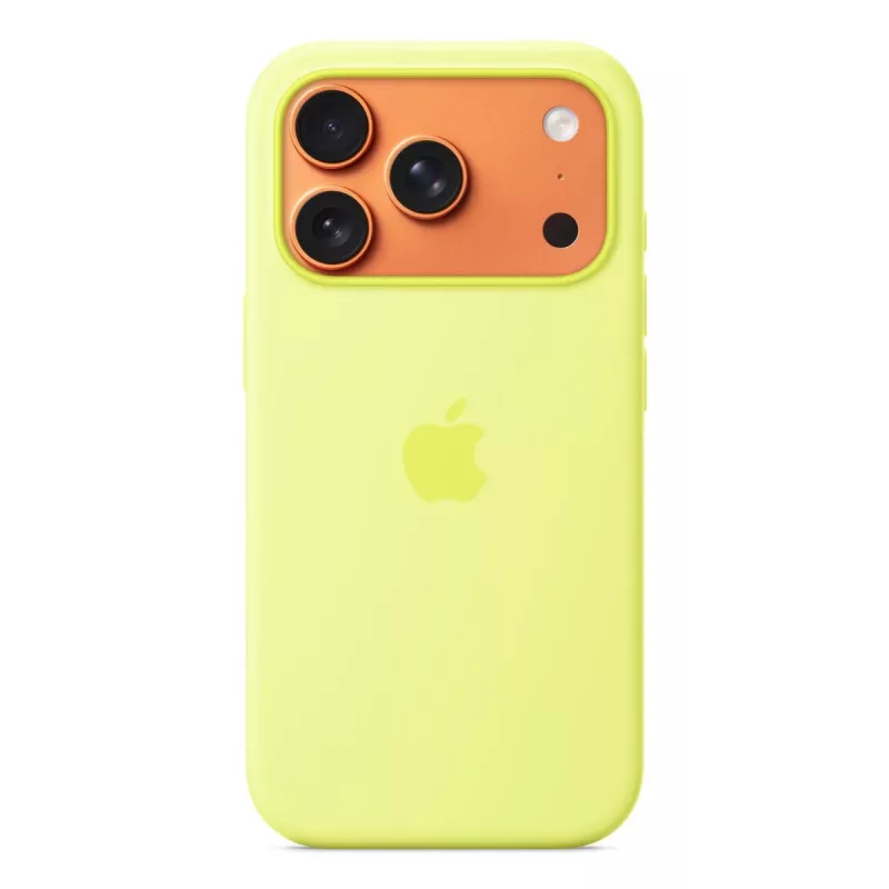 APPLE iPhone 17 Pro - Silikoninis Dėklas Su MagSafe - Neon Geltona